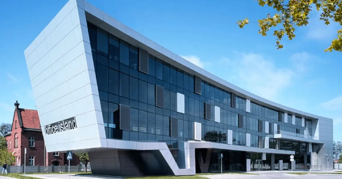 Biurowiec Office Island przy al. Grunwaldzkiej w Gdańsku Wrzeszczu