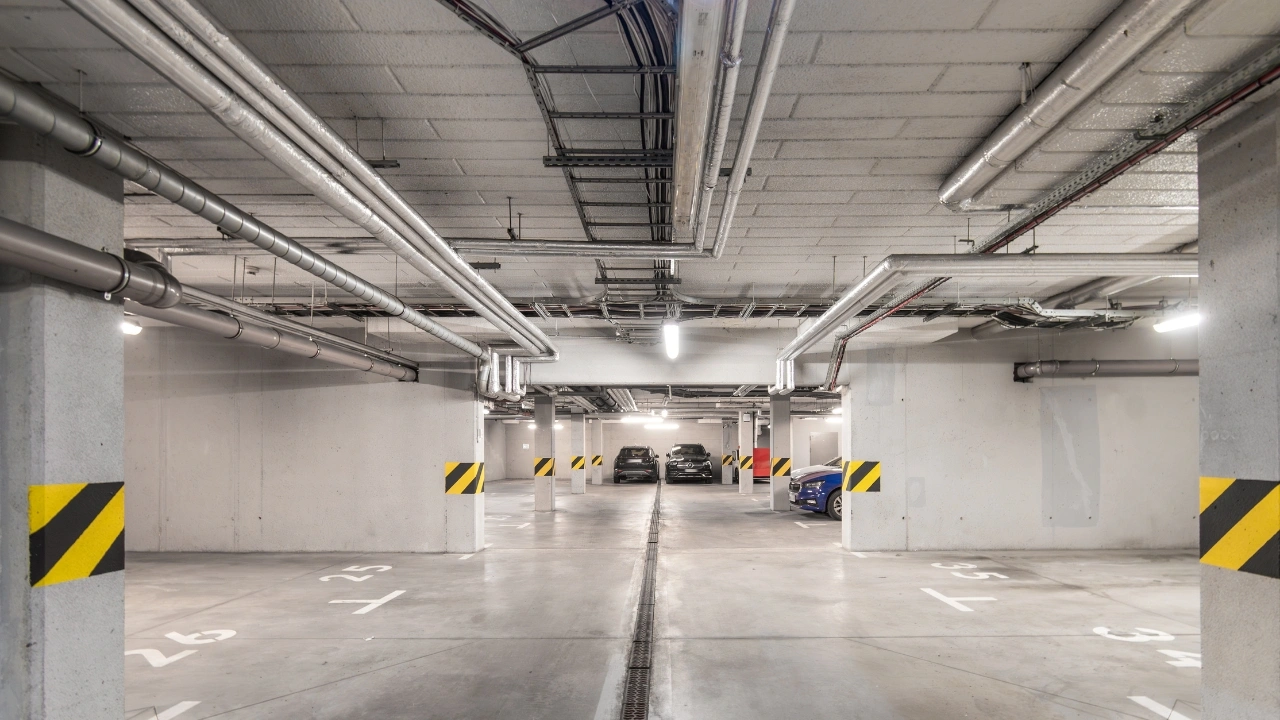 Garaż podziemny w Office Island